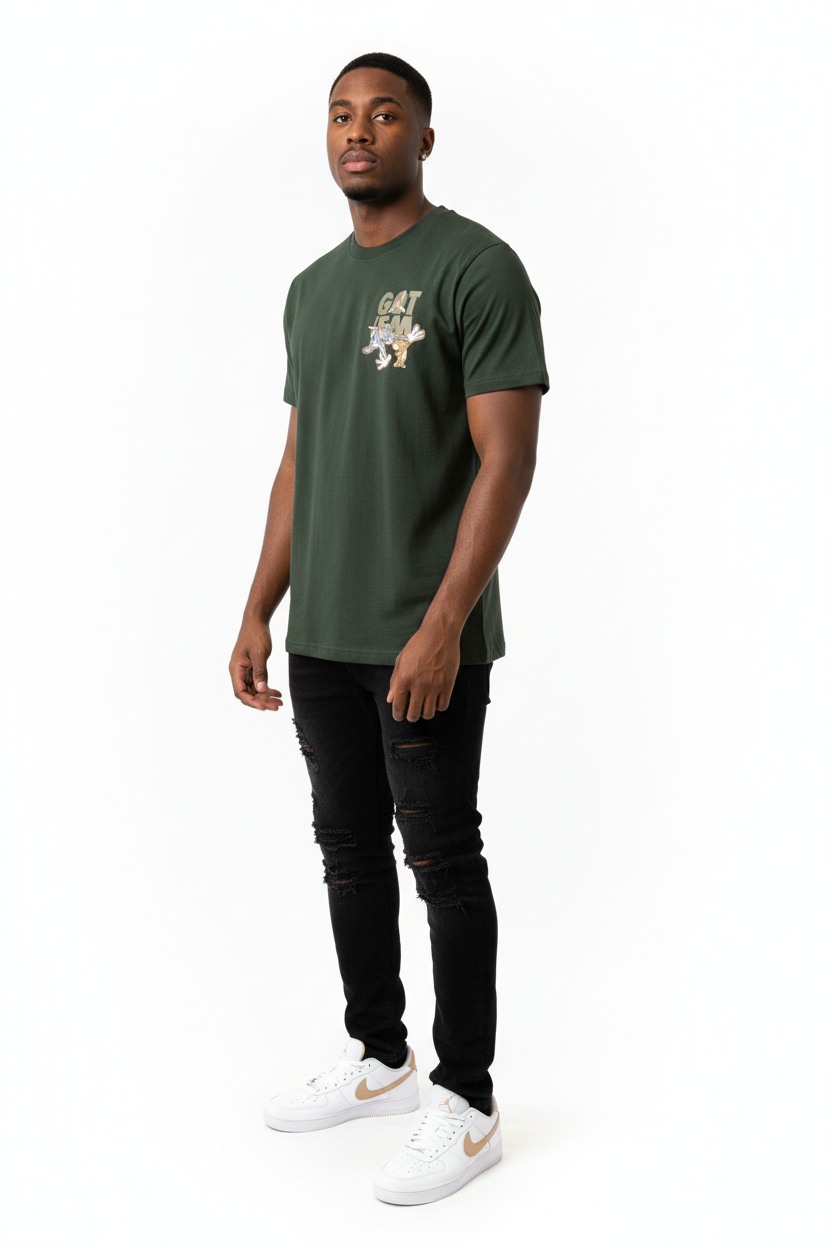 Got 'Em Graphic Tee – Forest Green