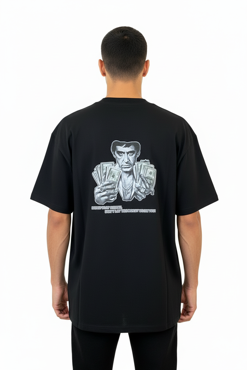 Eyes Chico Tee – Tan Male Model Back