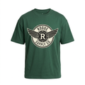Forest green ROGUE Supply Co. ghost-mannequin T-shirt