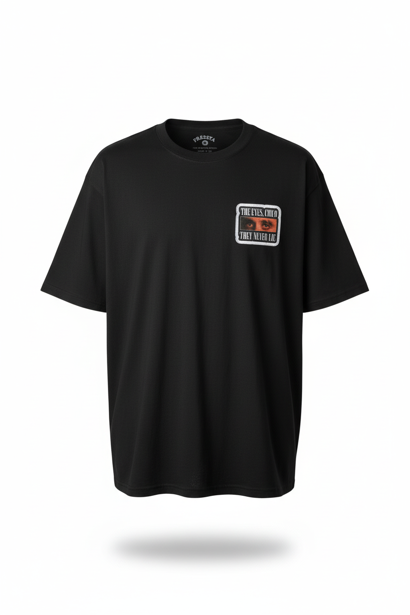 Pressya Eyes Chico Tee – Black