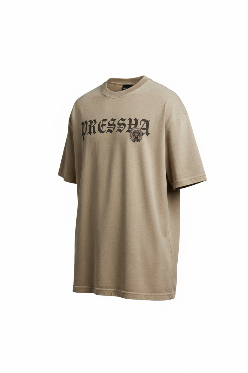 Chief Chest Logo Sand Tee