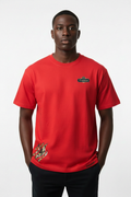 Never Give Up Tee – Model with Pressya Logo