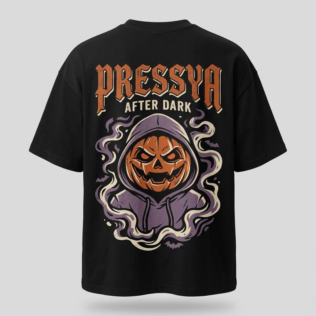 PRESSYA After Dark Graphic T-Shirt – Black