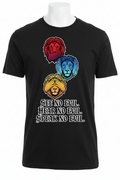 See No Evil Three Lions Graphic Tee