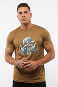 Studio front view on male model