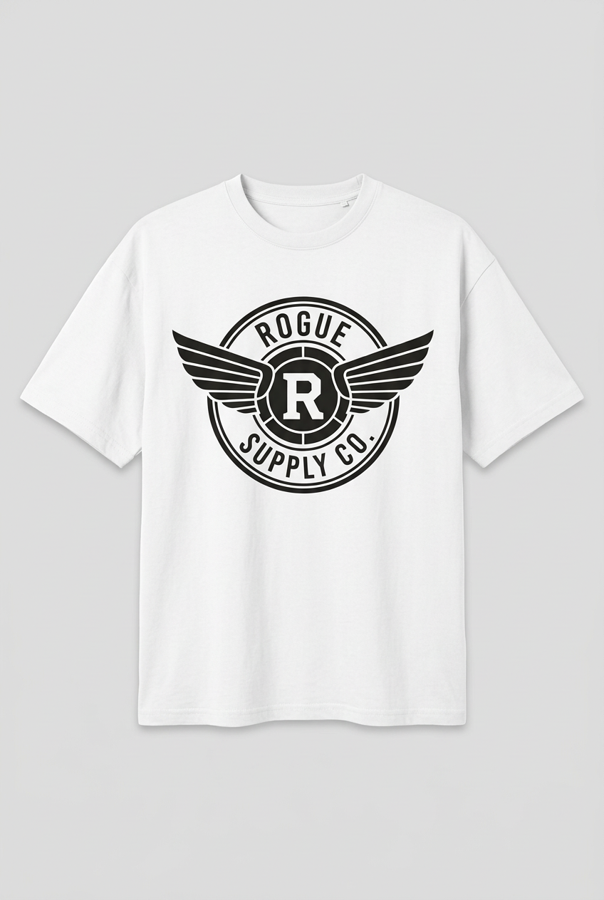 White Rogue Supply Co. mockup